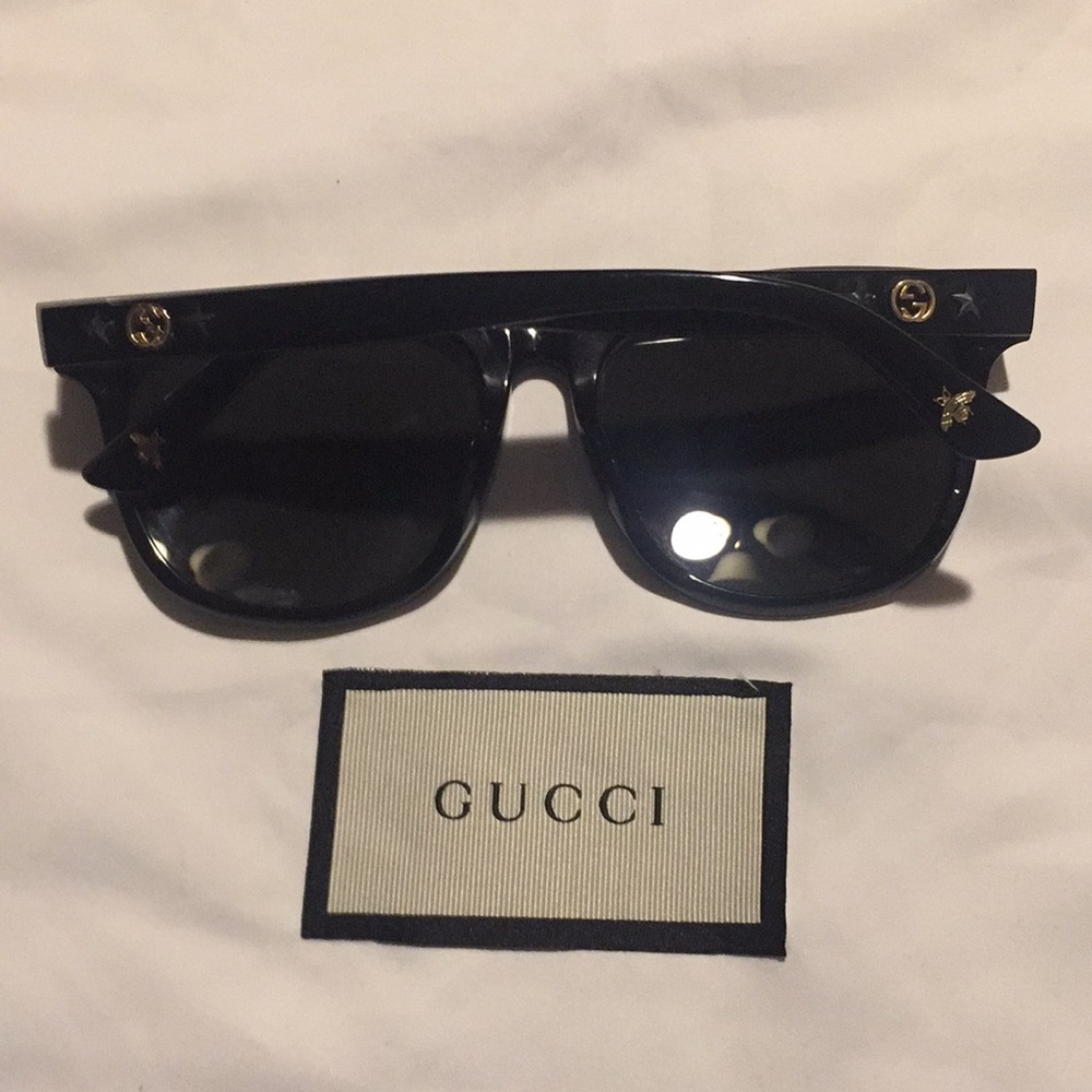 Gucci Black Swarovski sunglasses - Picture 5 of 8